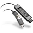 Poly DA85 USB na QD Black adaptér