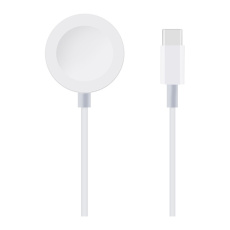 OBAL:ME USB-C nabíjecí kabel pro Apple Watch bílý