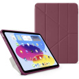 Pipetto Origami No1 Original pouzdro iPad 11" (2025)/iPad 10.9" (2022/2020) burgundy