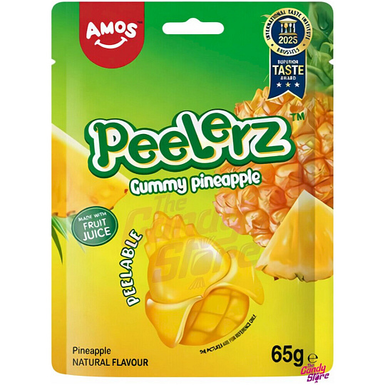 Želé bonbony Amos Peelerz - Ananas 65 g