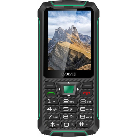 EVOLVEO StrongPhone W4 DualSIM černo-zelená