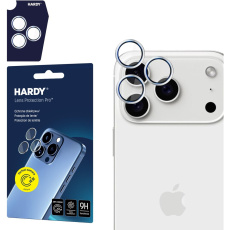 3mk HARDY Lens Protection Pro skla na fotoaparát Apple iPhone 17 Pro /17 Pro Max stříbrná