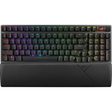 ASUS ROG Strix Scope II 96 bezdrátová herní klávesnice (US) (RX SNOW) černá