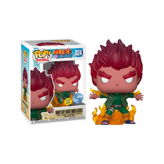 Funko POP! #824 Animation: Naruto - Might Guy (Eight Inner Gates)(GITD)