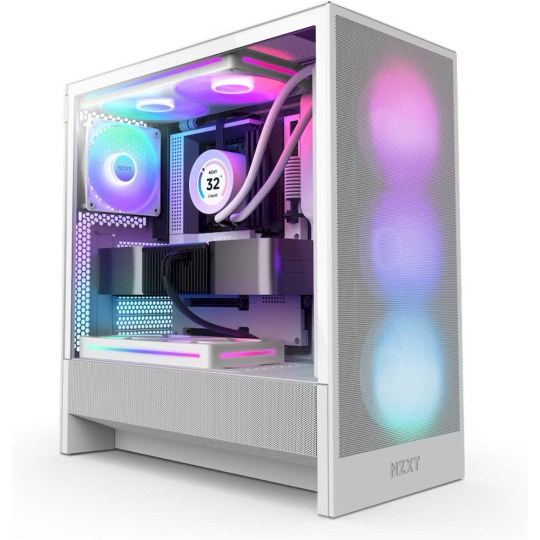 NZXT H5 Flow RGB bílá