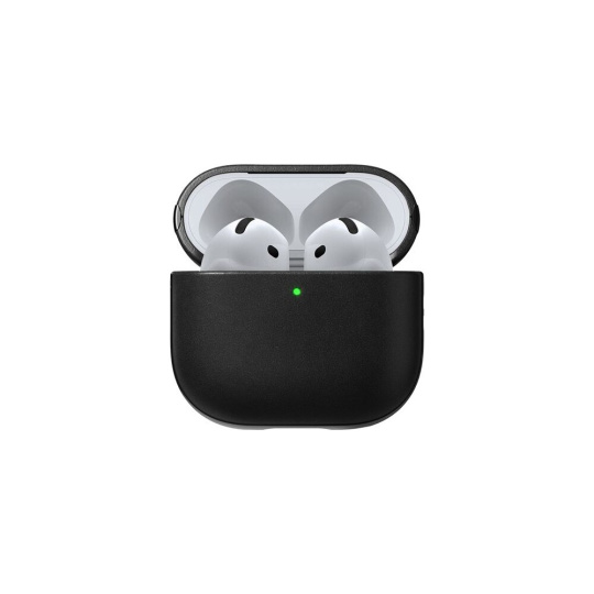 Nomad Modern Leather pouzdro Apple Airpods 4 černé