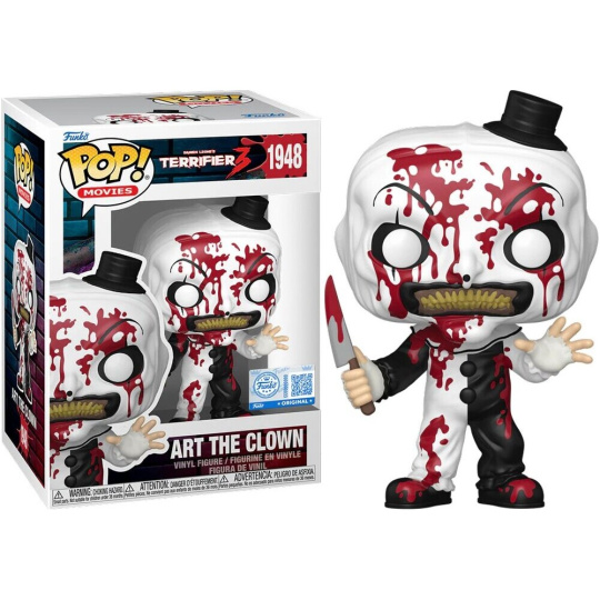 Funko POP! #1948 Movies: Terrifier - Art the Clown (Bloody) (Šance na Chase)