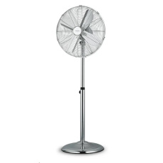 BAZAR - Orava SF-200 X stojanový kovový ventilátor, 3 stupně rychlosti, automatické otáčení, stříbrná - Poškozený obal (
