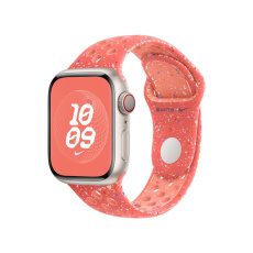 Apple Watch 41/40/38mm žhavě oranžový sportovní řemínek Nike S/M