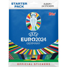 Fotbalové samolepky Topps EURO 2024 - Starter Pack