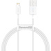 Baseus Superior Series rychlonabíjecí kabel Lightning 2.4A 1m bílá