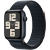 Apple Watch SE (2023) Cellular 44mm sportovní provlékací řemínek temně inkoustový