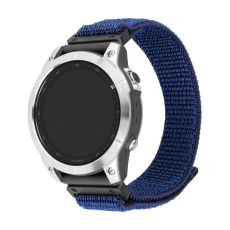 FIXED Nylon Sporty Strap řemínek pro Garmin QuickFit (22mm) tmavě modrý