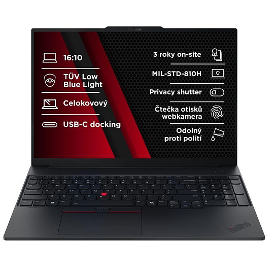 LENOVO NTB ThinkPad E16 AMD G3 - Ryzen5 220,16GB,512SSD,bezOS LENOVO NTB ThinkPad E16 AMD G3 - Ryzen5 220,16GB,512SSD,bezOS