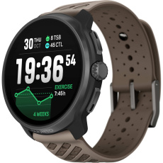 Suunto Race 2 chytré hodinky titan s hnědým páskem