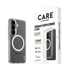 PanzerGlass® CARE Urban Qi kryt Samsung Galaxy S26 čirý/bílý