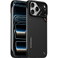 Aulumu A17 Aramid Fiber MagSafe kryt iPhone 17 Pro Max Black