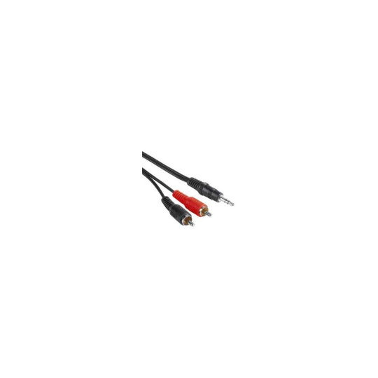 PremiumCord Kabel Jack 3,5mm-2xCinch M/M 1,5m