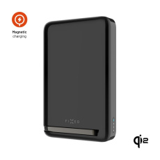 FIXED MagZen 10 Pro Qi2/MagSafe powerbanka, 10000mAh, 15W, černá