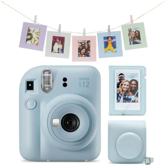 Fujifilm Instax Mini 12 Mega Pack modrý