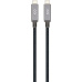 iWant USB-C to USB-C pletený kabel s Thunderbolt 3 šedý 1m