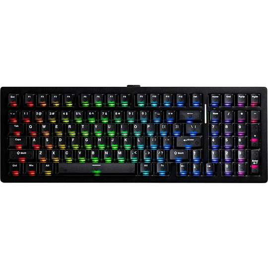 Akko MonsGeek M2 V5 HE Akko AstroAim bezdrátová herní klávesnice (US) černá průhledná