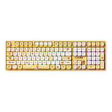 Akko x Dudu and Bubu 5108B Plus Akko Piano Pro V3 bezdrátová klávesnice (US) žlutá