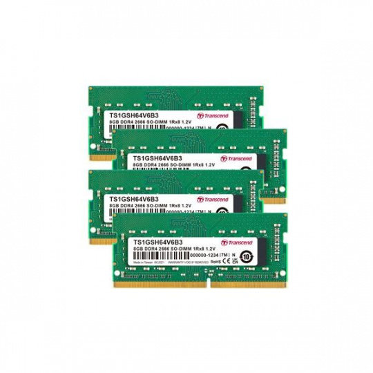 TRANSCEND SODIMM DDR5 32GB 4800MHz 2Rx8 2Gx8 CL40 1.1V