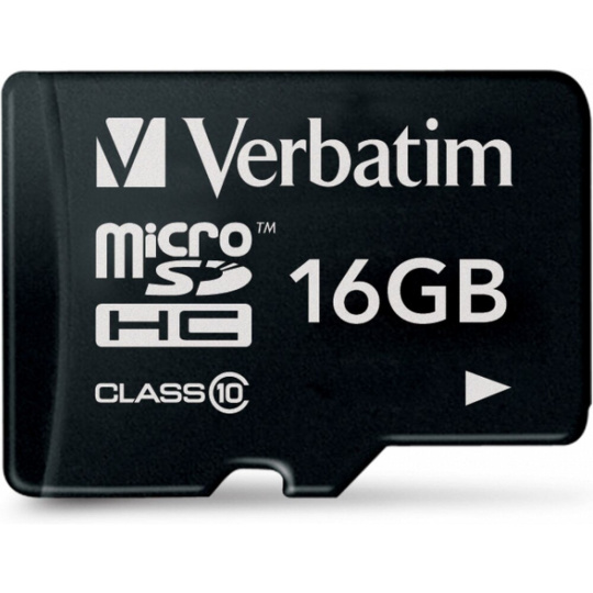 VERBATIM MicroSDHC karta 16GB