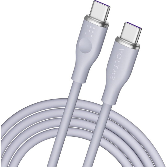 Voltme Powerlink Moss USB-C kabel 5A/100W (1,8m) šedý