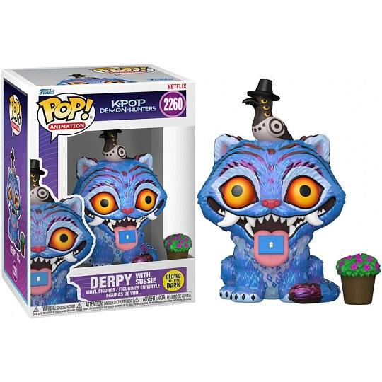 Funko POP! #2260 Animation: K-Pop Demon Hunters - Derpy with Sussie (GITD)