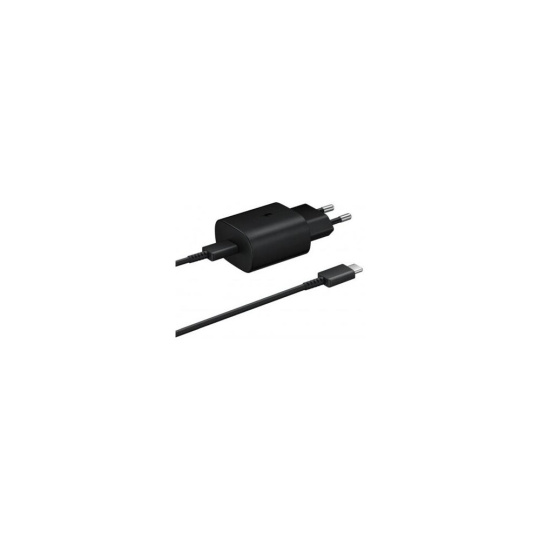 Samsung 25W USB-C cestovní nabíječka s kabelem černá (eko-balení)