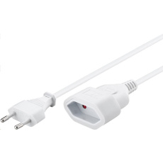 PREMIUMCORD Kabel síťový 230V, prodlužovací dvojvidlice, 5m PREMIUMCORD Kabel síťový 230V, prodlužovací dvojvidlice, 5m
