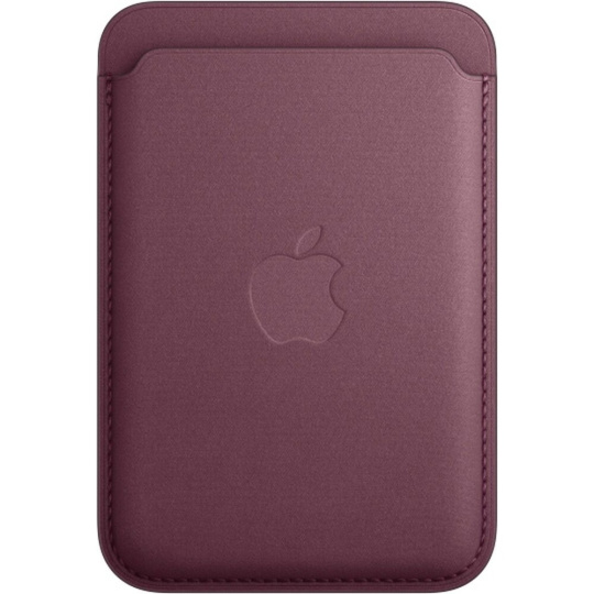 Apple FineWoven peněženka s MagSafe k iPhonu morušově rudá