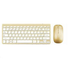 WG - Bluetooth klávesnice s myší, zlatá