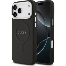 Guess PU Saffiano MagSafe kryt iPhone 17 Pro Max černý