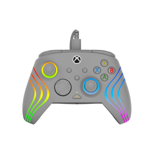 Turtle Beach herní ovladač RGB Afterglow Wave (XBOX/PC) šedý