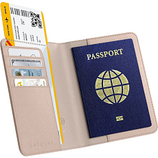 Satechi FindAll Passport Cover lokátor Apple Find My růžový