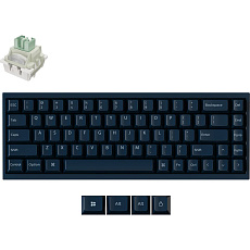 Keychron Q16 HE 8K Keychron Ultra-Fast Lime herní klávesnice (US) tmavě modrá