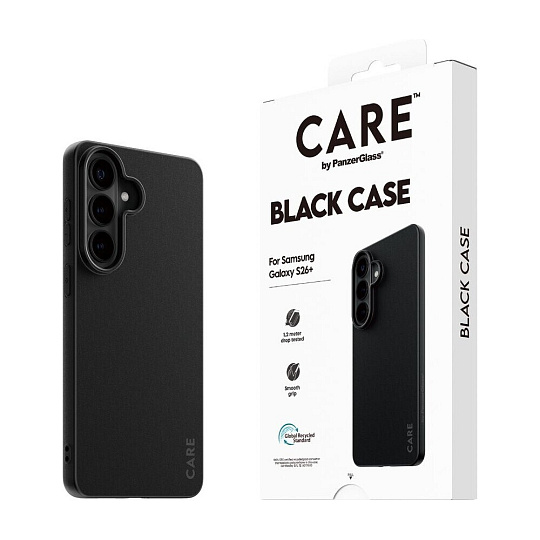 PanzerGlass® CARE Black Case kryt Samsung Galaxy S26+ černý