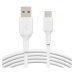 Belkin BOOST Charge USB-C/USB-A kabel, 3m, bílý