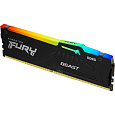 Kingston FURY Beast Black RGB DDR5 8GB 5200MT/s CL40 DIMM (1x8GB) XMP