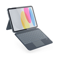 EPICO pouzdro s klávesnicí pro Apple iPad Air 11" (2025) (maďarština) šedé