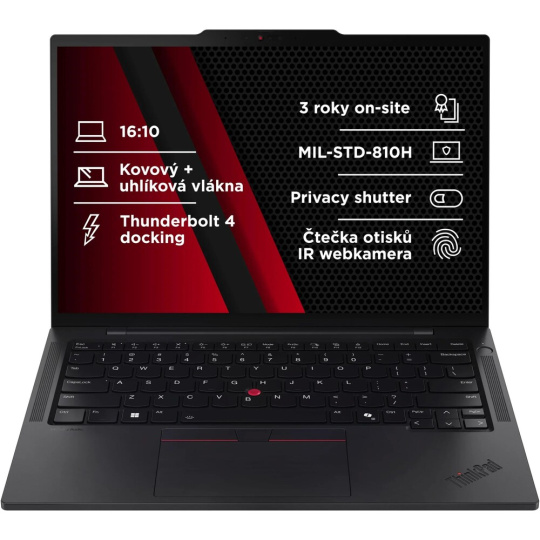 Lenovo ThinkPad T14s Gen 5 Intel (21LS002HCK) černý