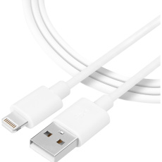 Tactical Smooth Thread Cable USB-A/Lightning 0,3m bílý