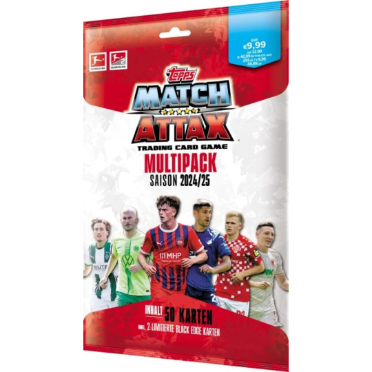 Fotbalové karty Topps Bundesliga 24/25 Match Attax - Multipack (Exclusive)