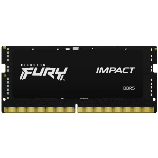 Kingston Fury Impact 32GB 5600MHz CL40 DDR5 SO-DIMM Black Kingston Fury Impact 32GB 5600MHz CL40 DDR5 SO-DIMM Black