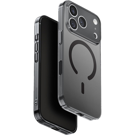 UNIQ Airsuit MagClick MagSafe kryt iPhone 17 Pro Glossy Smoke