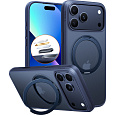 Torras Ostand Pro MagSafe kryt iPhone 17 Pro midnight blue