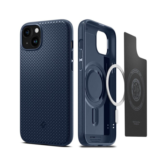 Spigen Mag Armor MagFit kryt iPhone 15 modrý